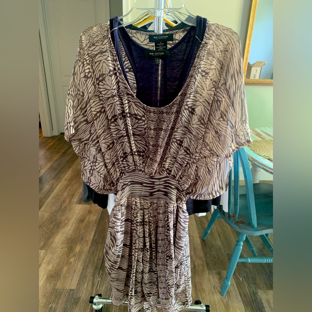 MM Couture butterfly-sleeve dress - Picture 3 of 3